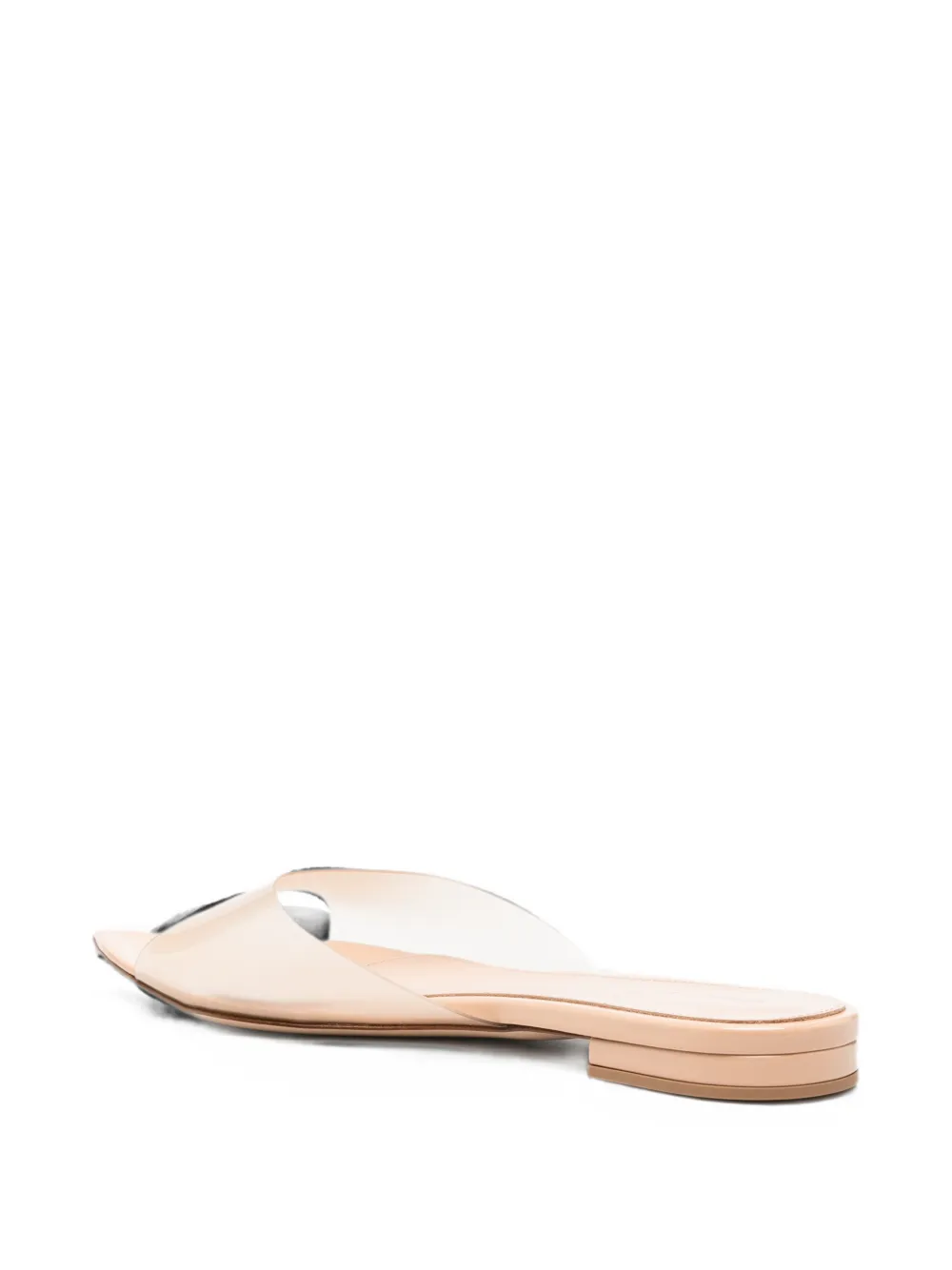 Gianvito Rossi open-toe flat sandals Beige