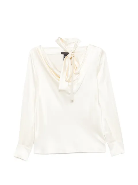 Max Mara blusa con detalle de pañuelo