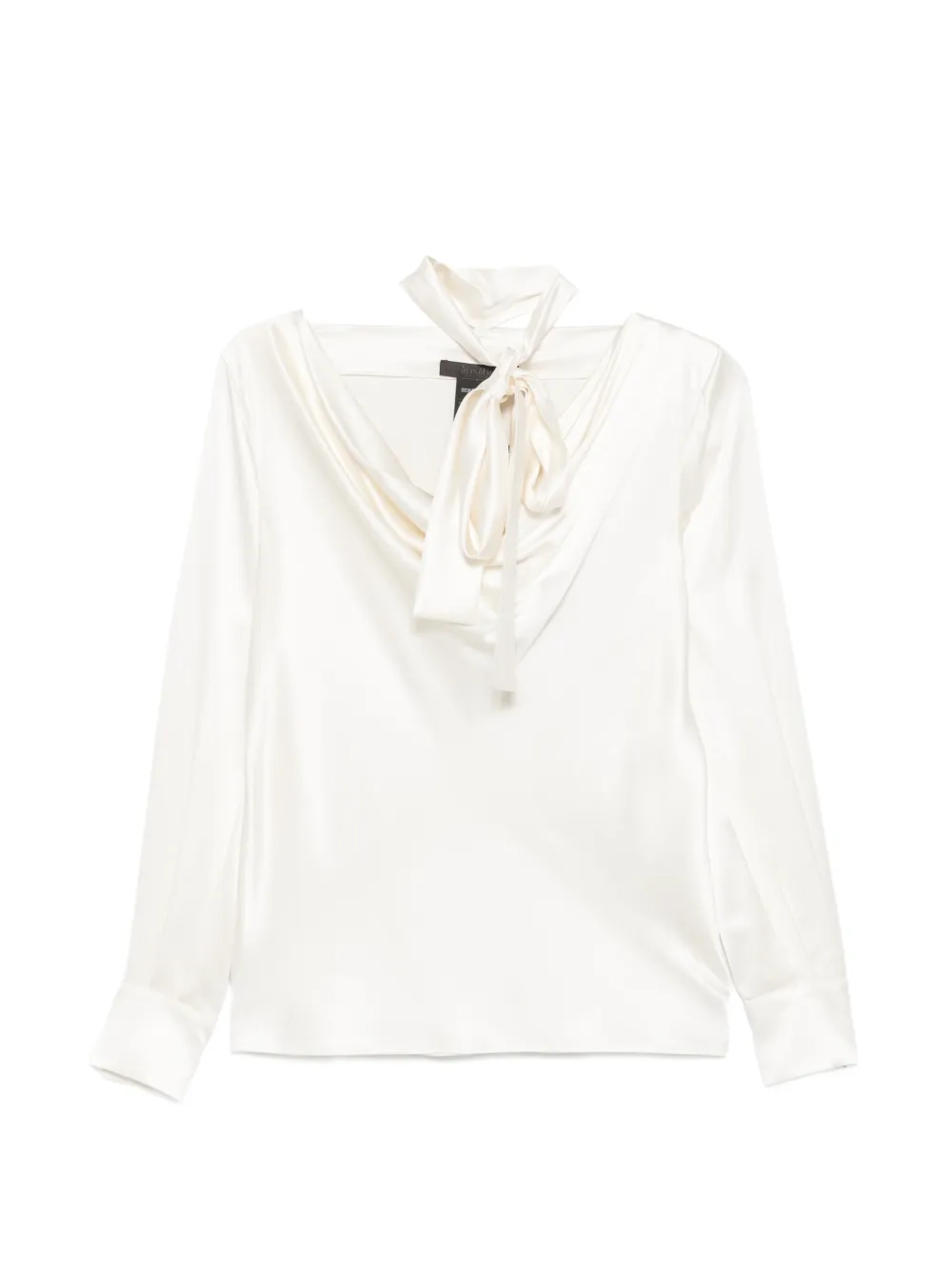 Max Mara scarf-detail blouse