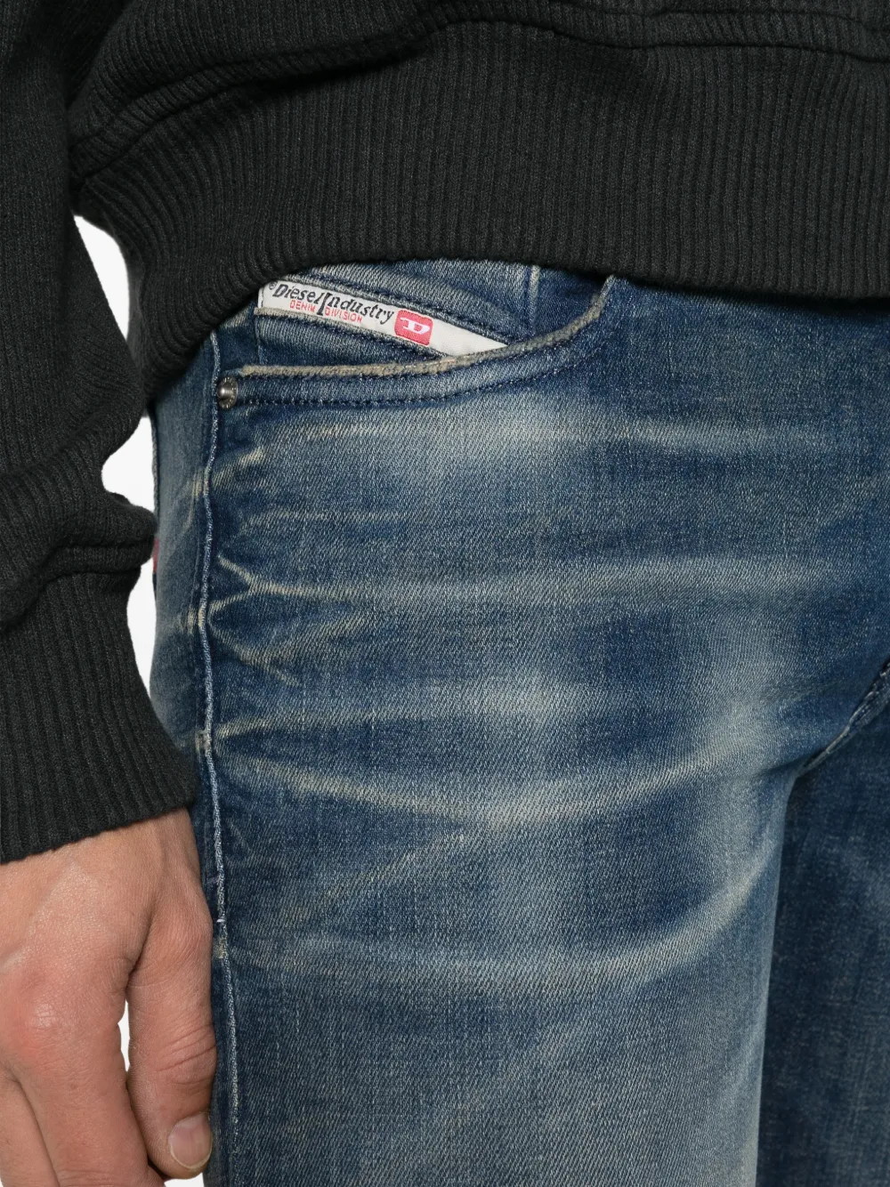 Diesel 1979 Sleenker jeans Blauw