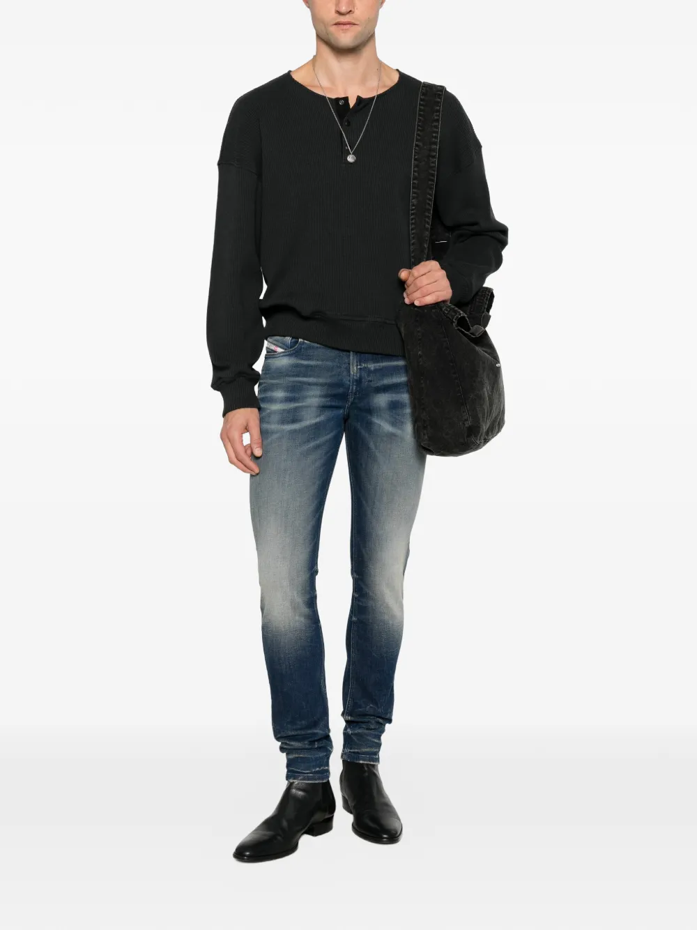 Diesel 1979 Sleenker jeans Blauw