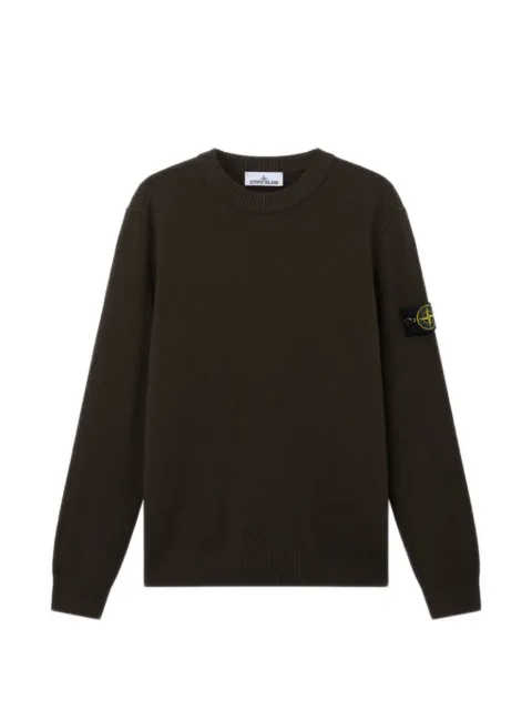 Stone Island logo-patch sweater