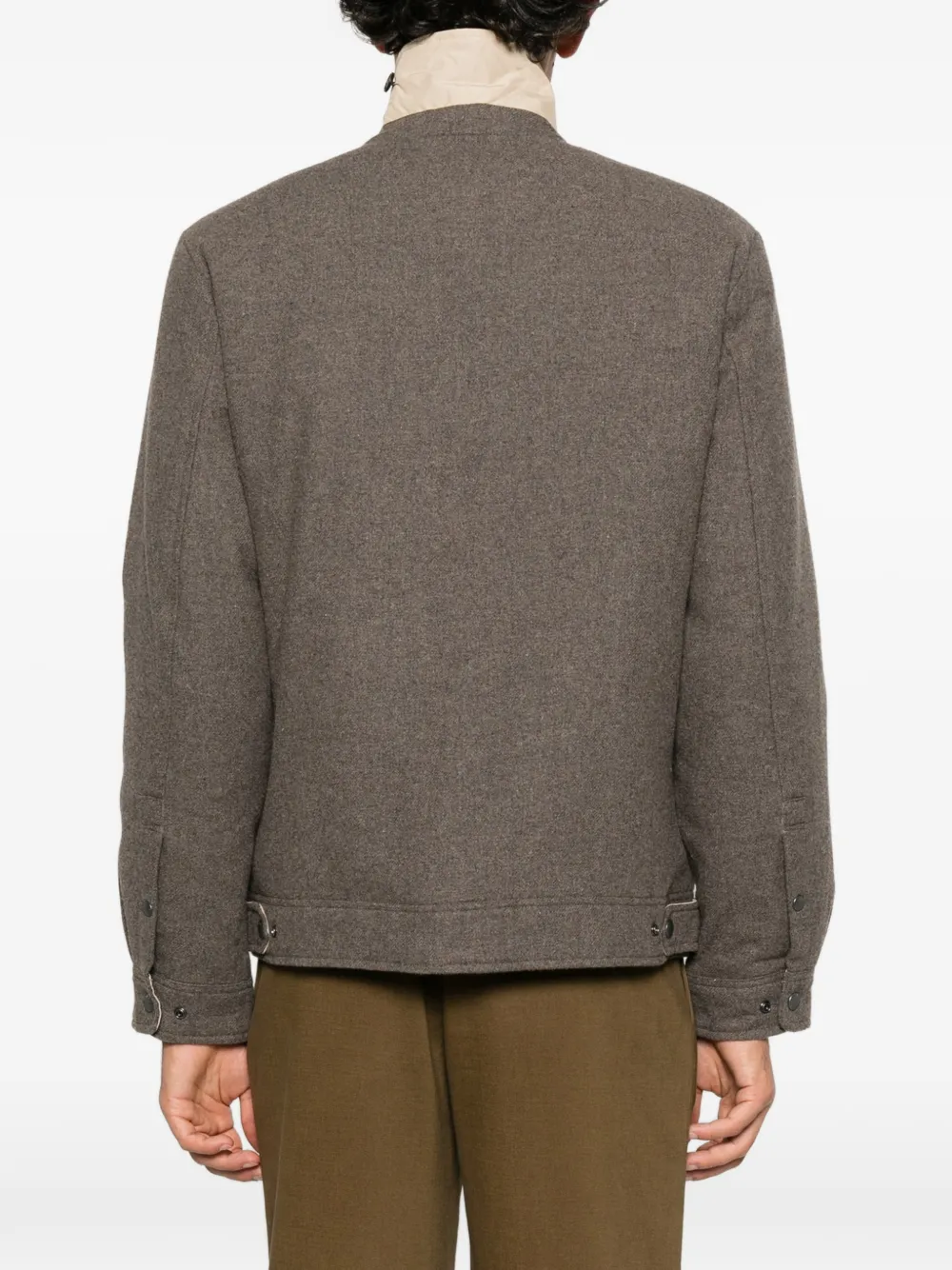 Woolrich button-fastening shirt jacket Bruin