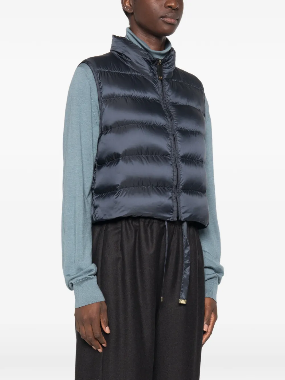 Max Mara The Cube gewatteerde bodywarmer Blauw