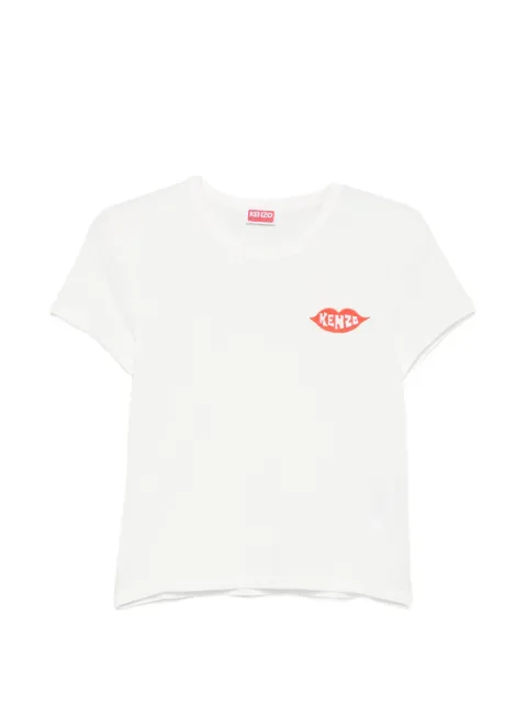 Kenzo lips-embroidery T-shirt