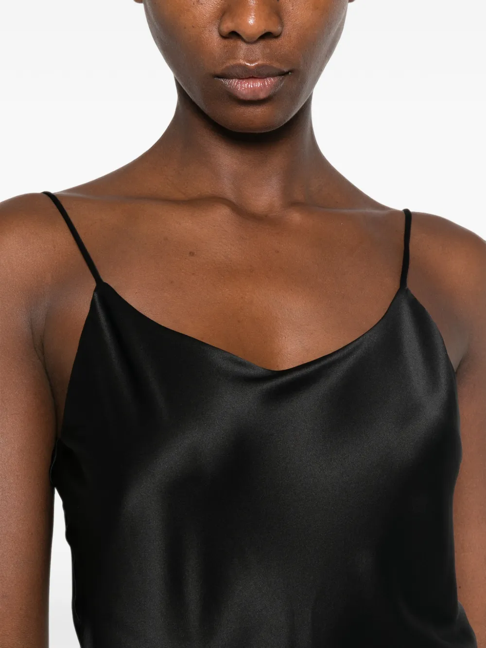 Max Mara Top met spaghettibandjes Zwart