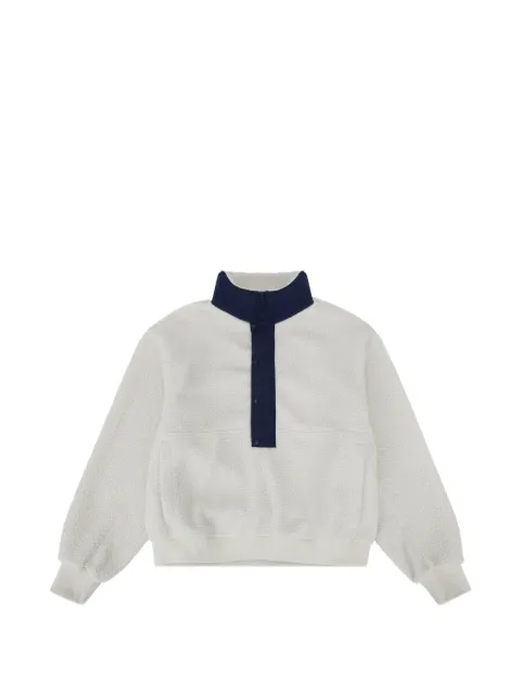 ENTIRE STUDIOS fleece-texture quarter-zip sweater