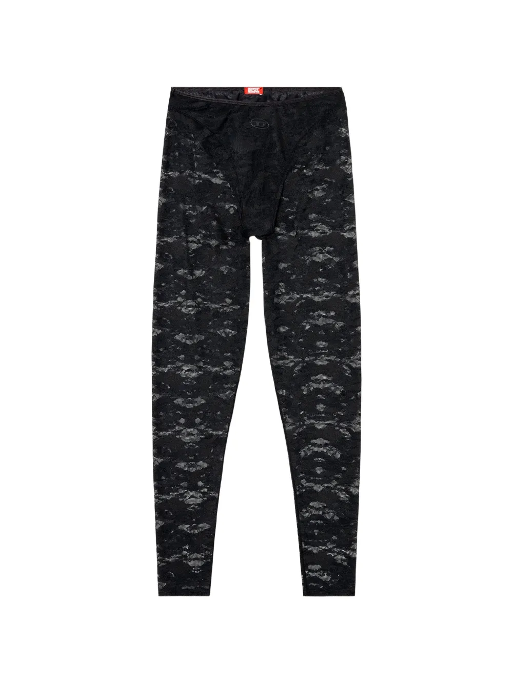 Diesel lace leggings - Schwarz