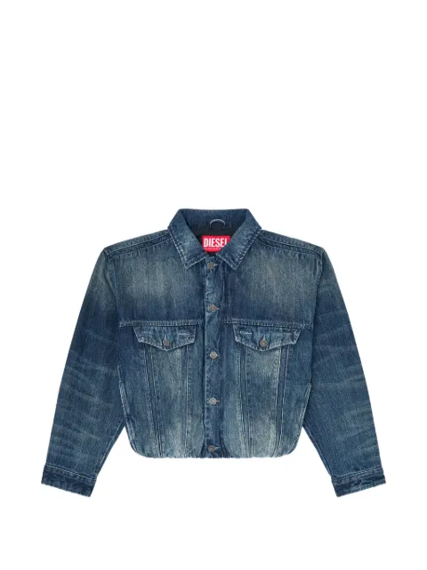 Diesel veste en jean à effet délavé