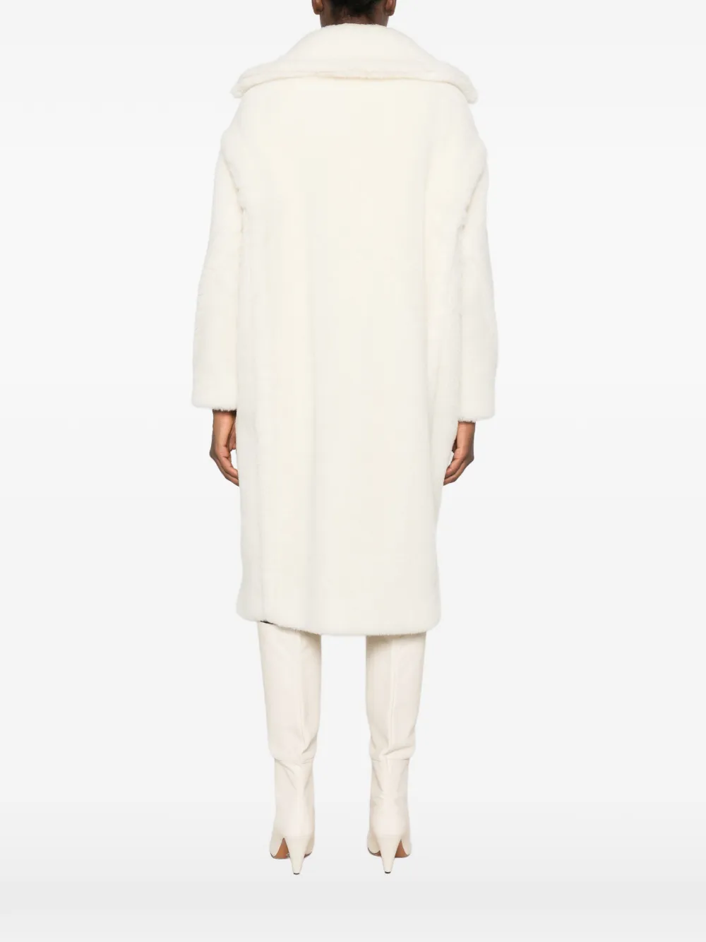 Max Mara Tedgirl jas met dubbele rij knopen Beige