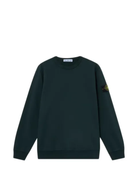 Stone Island sudadera 6100049 de algodón orgánico cepillado y tejido polar