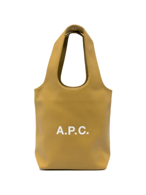 A.P.C. tote con logo estampado