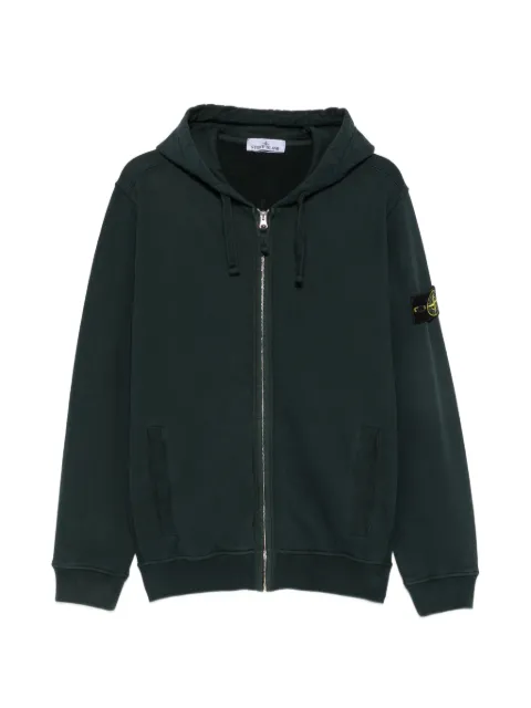 Stone Island sudadera 6100067 de algodón orgánico cepillado y tejido polar