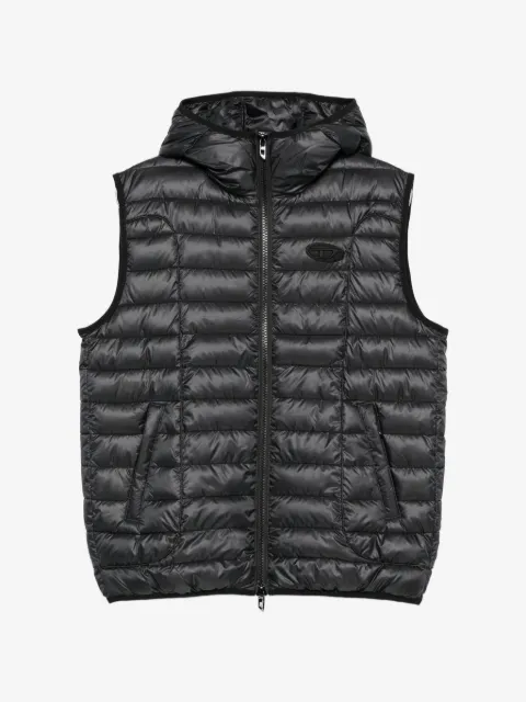 Diesel quilted hooded gilet