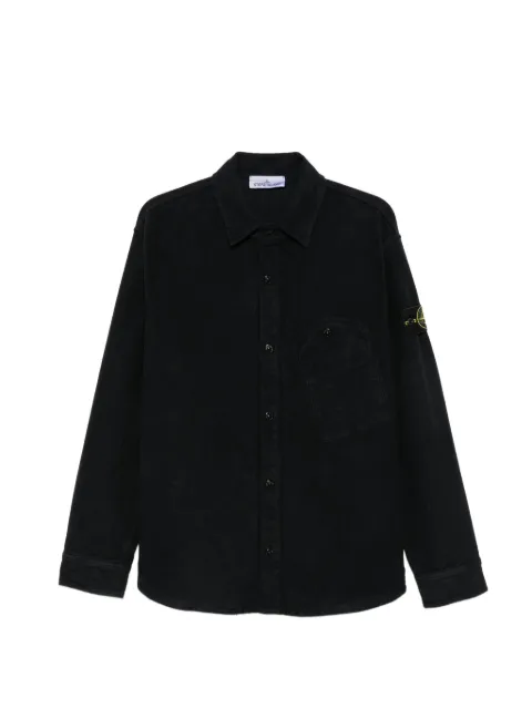 Stone Island chemise boutonnée à patch logo