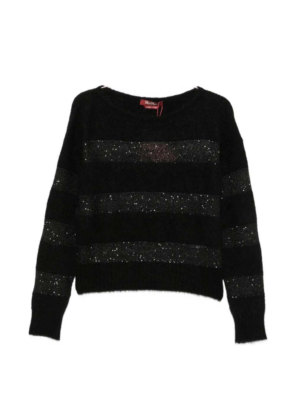 Max Mara sequin-embellished sweater - Nero