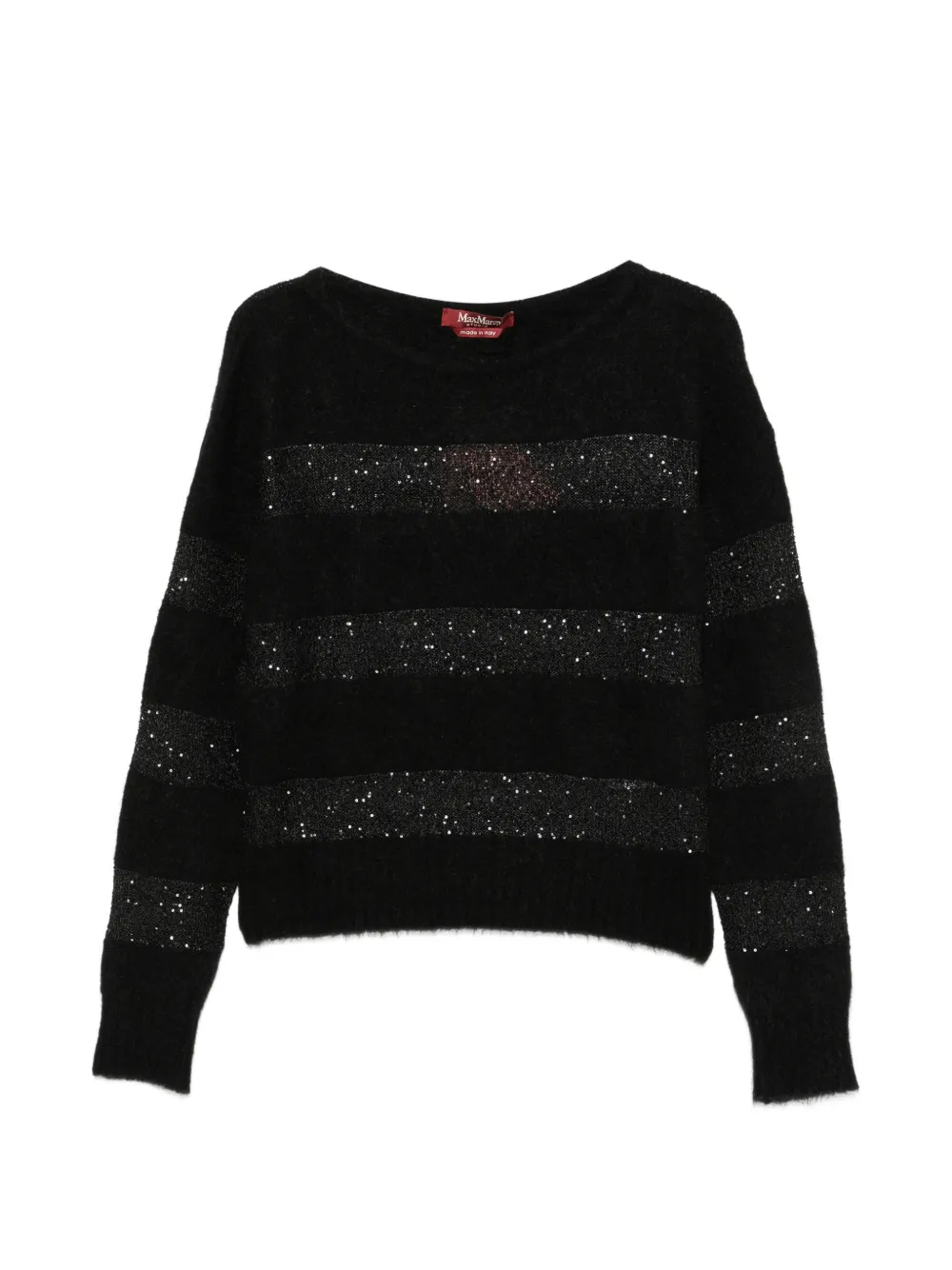 Max Mara sequin-embellished sweater - Nero