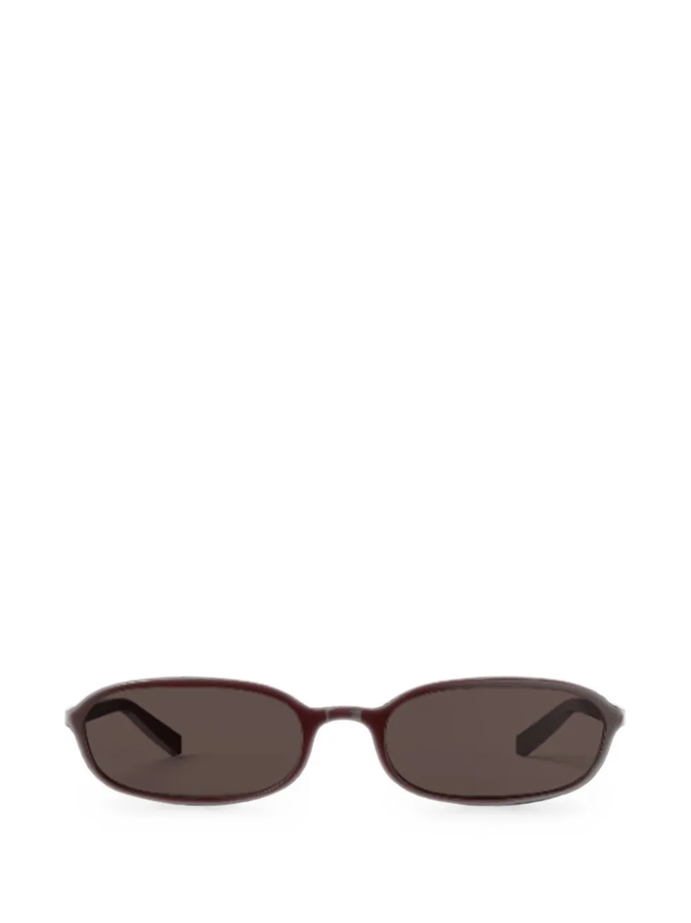 ROTATE BIRGER CHRISTENSEN x Chimi oval-frame burgundy sunglasses - Rosso