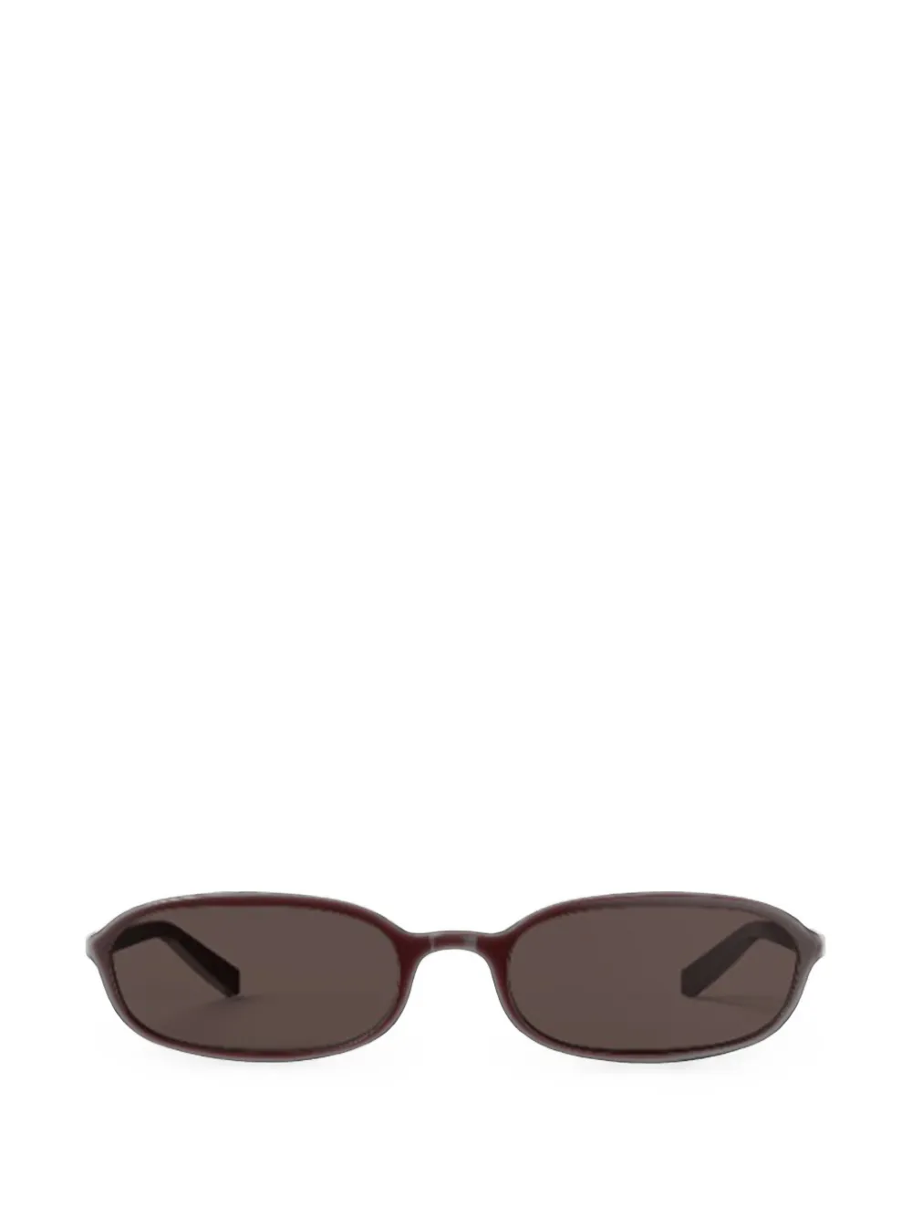 ROTATE BIRGER CHRISTENSEN x Chimi oval-frame burgundy sunglasses - Rosso
