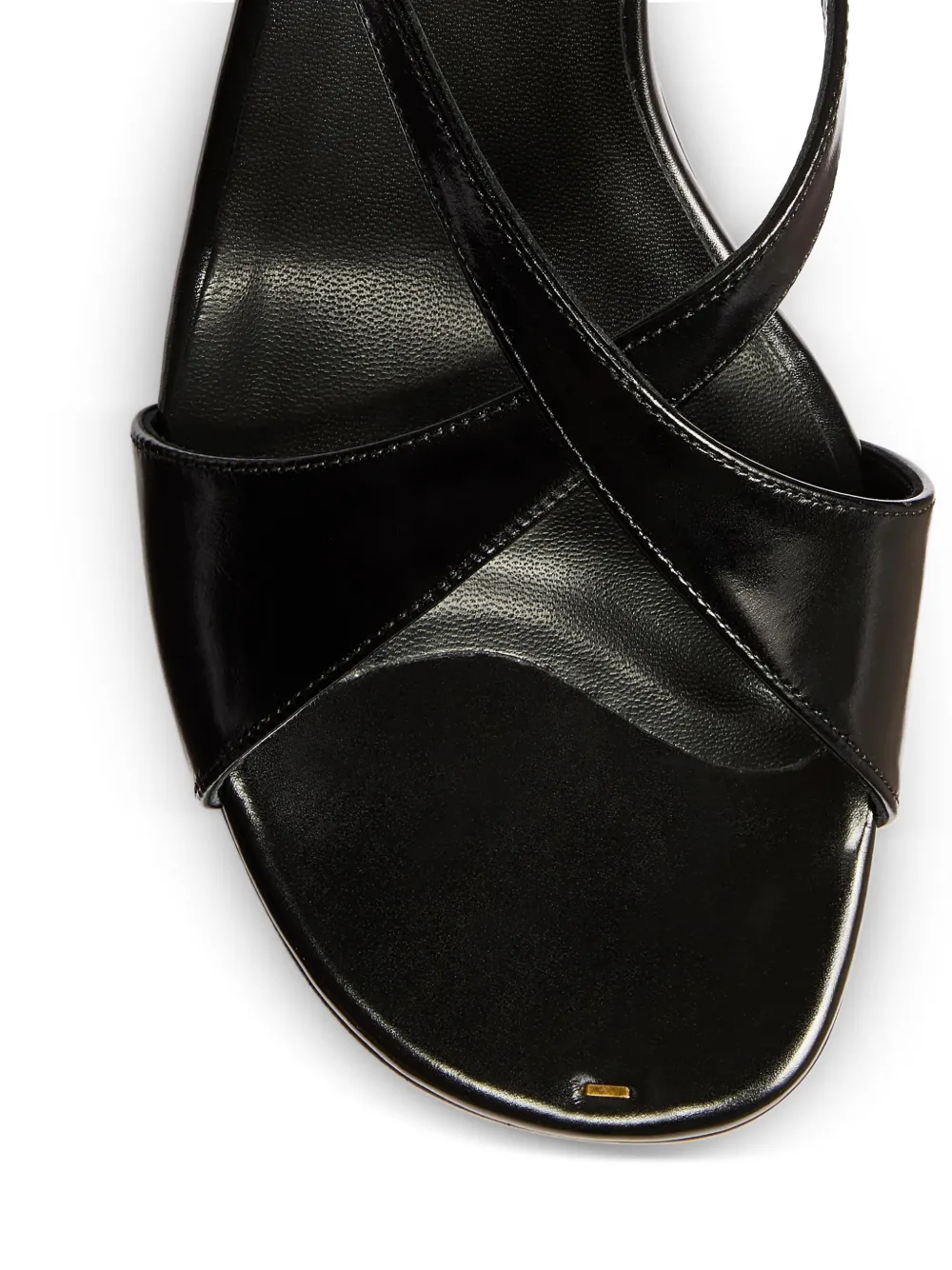 KHAITE Liria kitten heel sandals Zwart