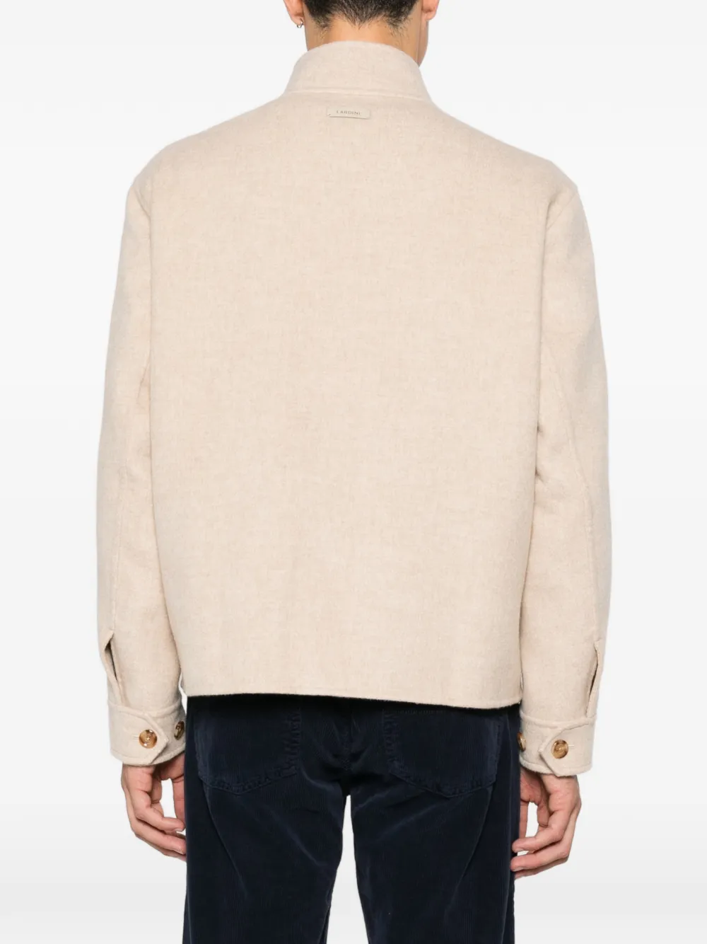 Lardini Jack met hoge hals Beige