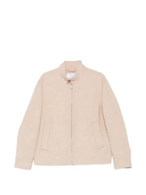 Lardini high-neck zip-up jacket