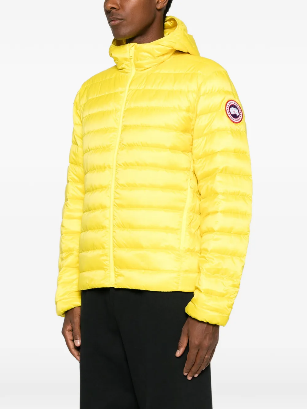 Canada Goose Stratus gewatteerd jack Geel