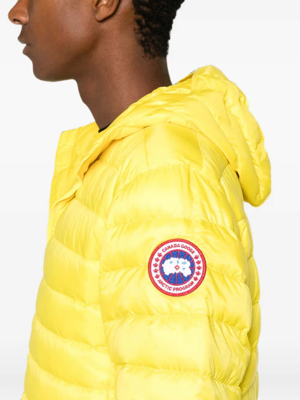 Canada Goose Stratus gewatteerd jack Geel
