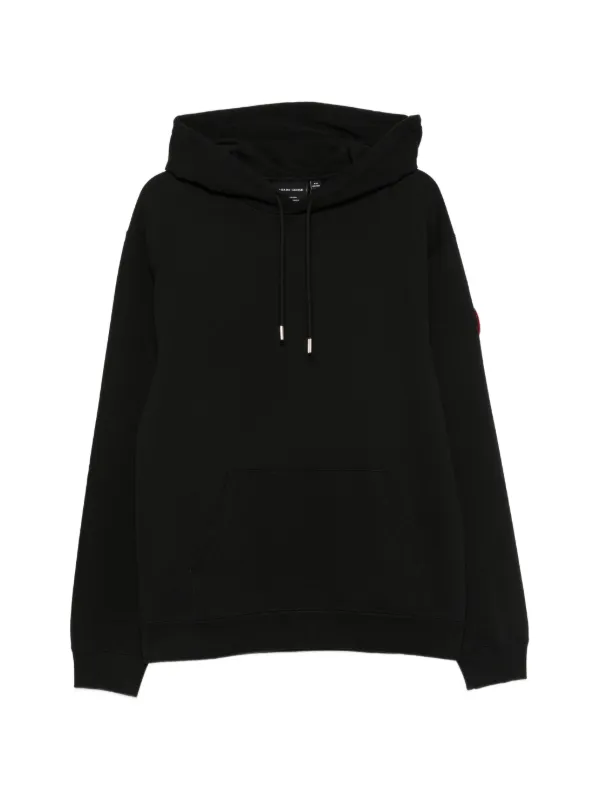 Canada Goose Loon Logo-patch Hoodie in Black