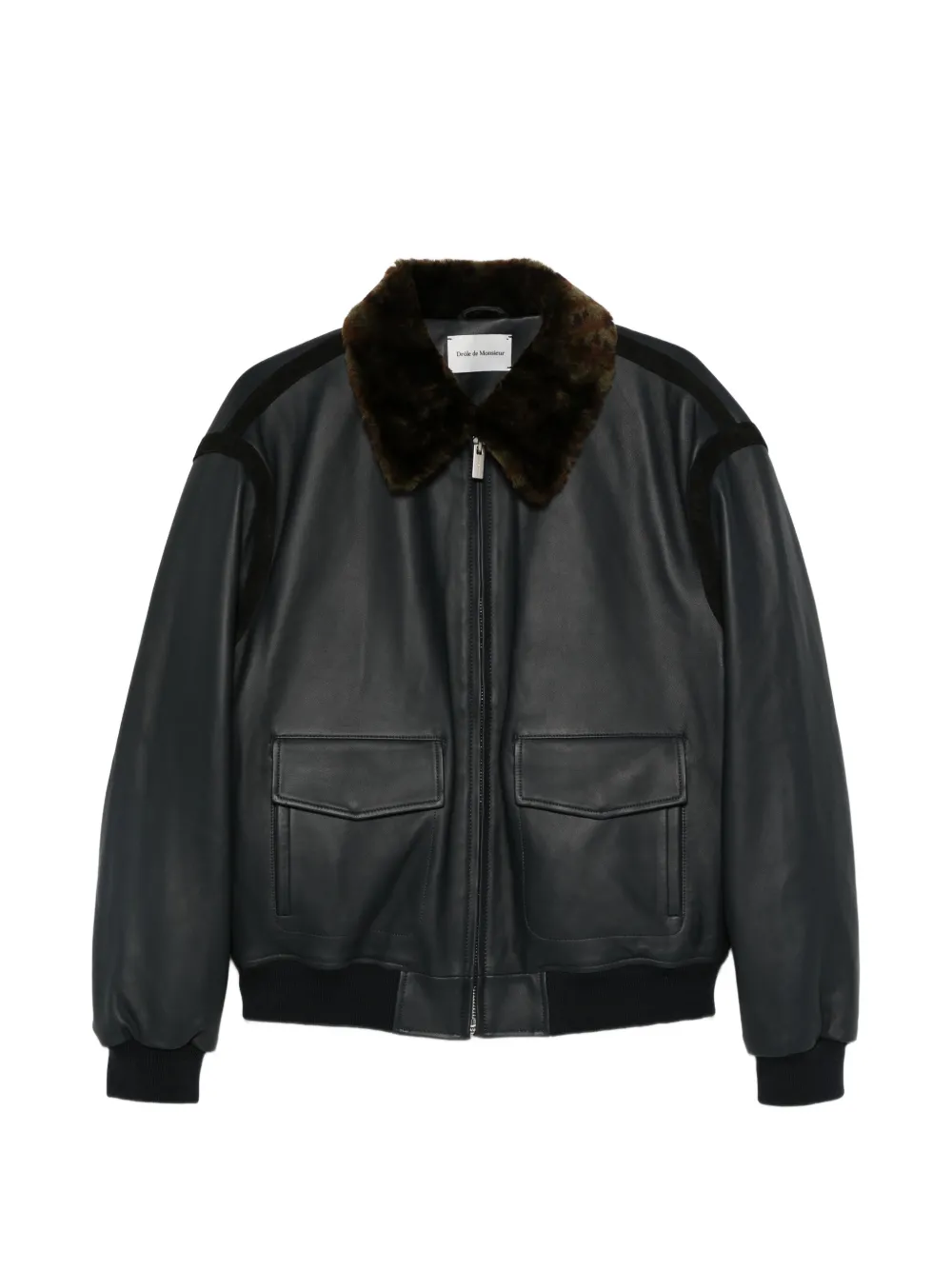 Drôle De Monsieur aviator jacket Grijs