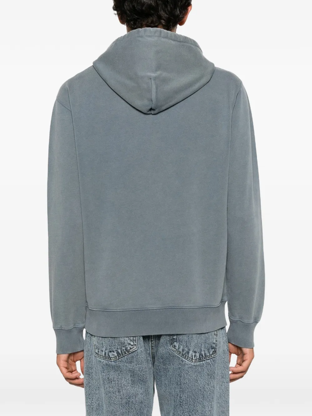 Drôle De Monsieur Hoodie met tekst Blauw