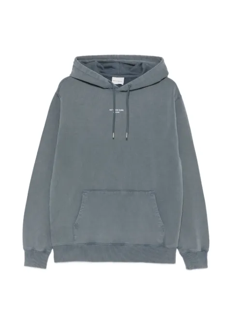 Drôle De Monsieur Classic slogan-print drawstring hoodie