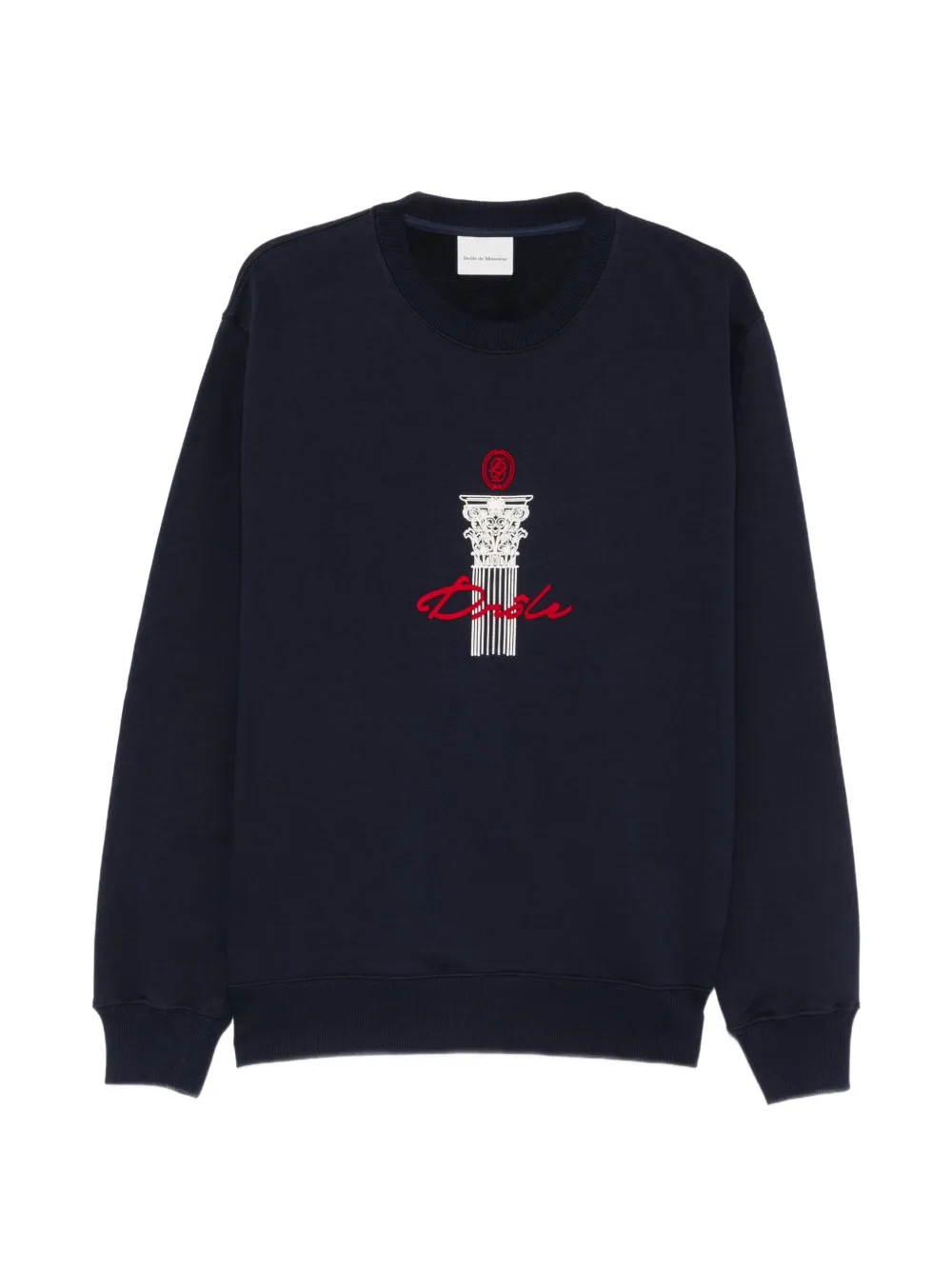 Drôle De Monsieur column-print sweatshirt