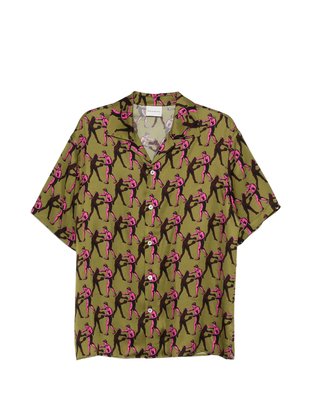 Drôle De Monsieur Notcha Boxers short sleeve shirt - Verde