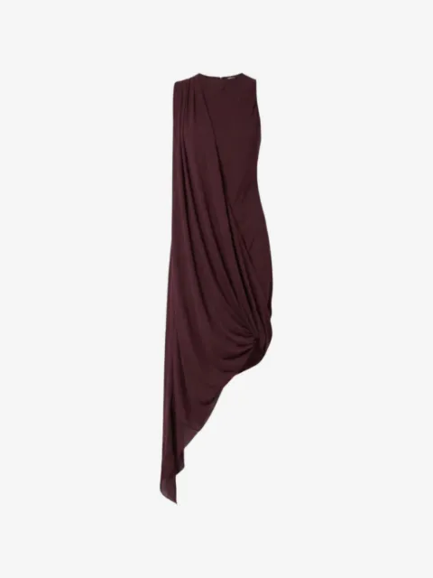 Victoria Beckham vestido asimétrico drapeado