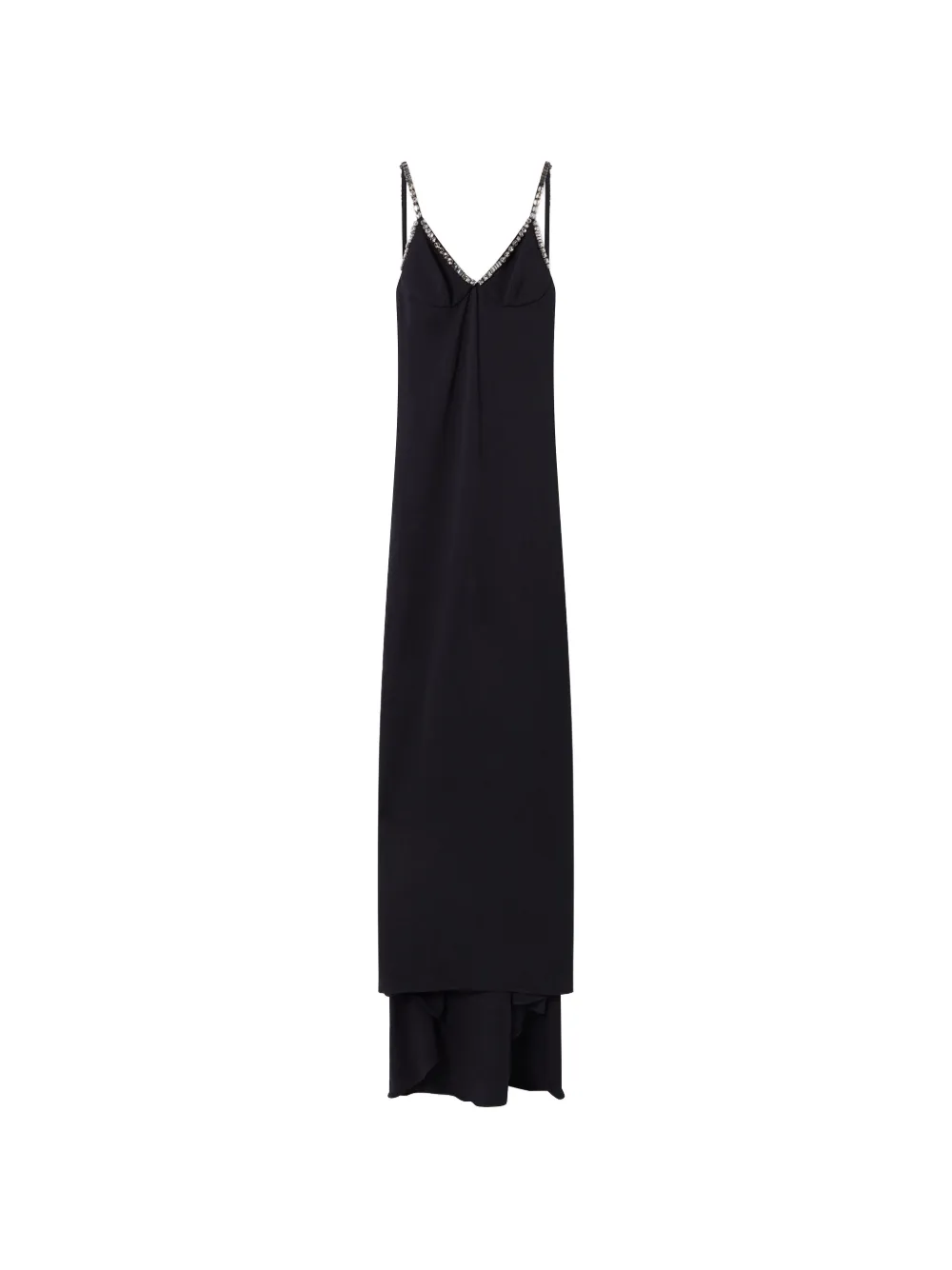 Stella McCartney Abito da sera lungo con decorazione - Nero