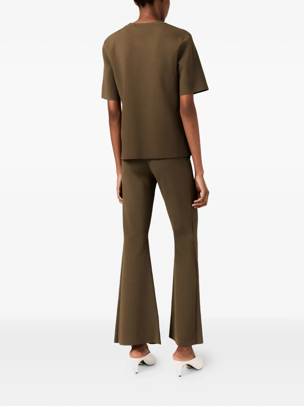 Stella McCartney Flared broek Groen