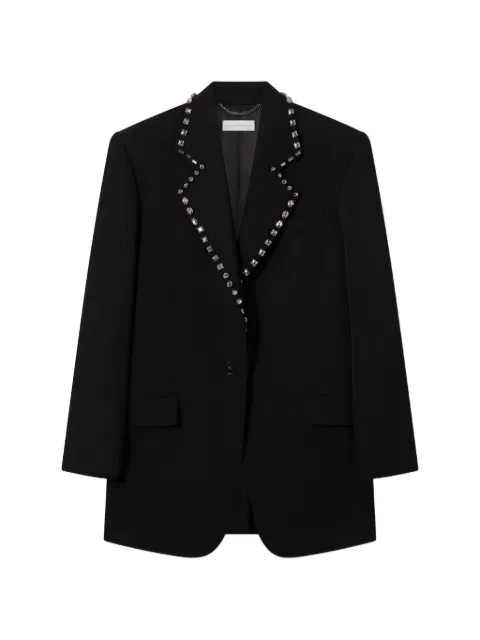 Stella McCartney crystal-embellished wool blazer