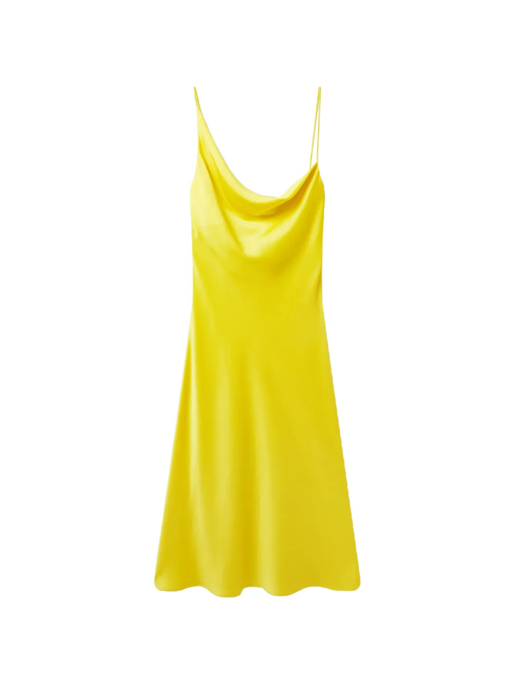 Stella McCartney cowl-neck backless dress - Gelb