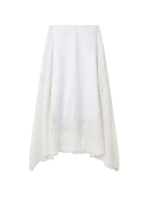 Stella McCartney falda con panel de encaje