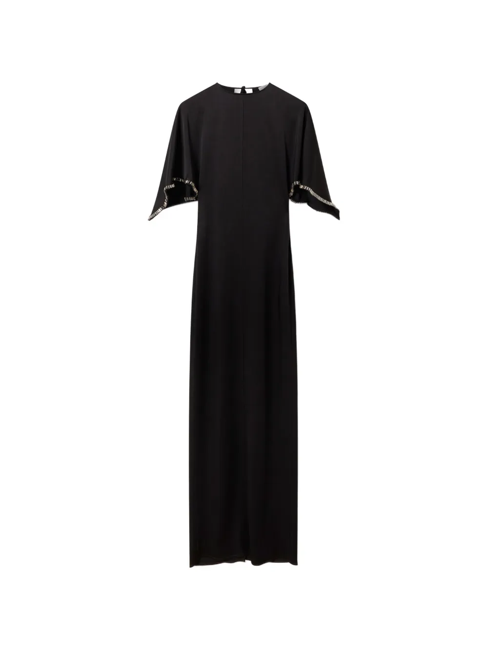 Stella McCartney Abito lungo con decorazione - Nero
