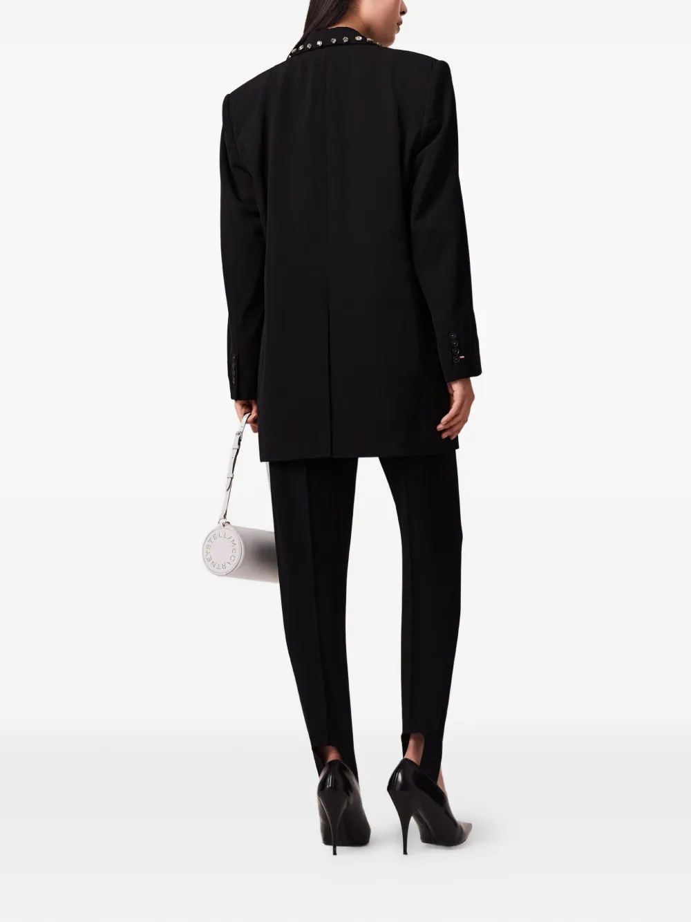 Stella McCartney Pantalon met detail Zwart