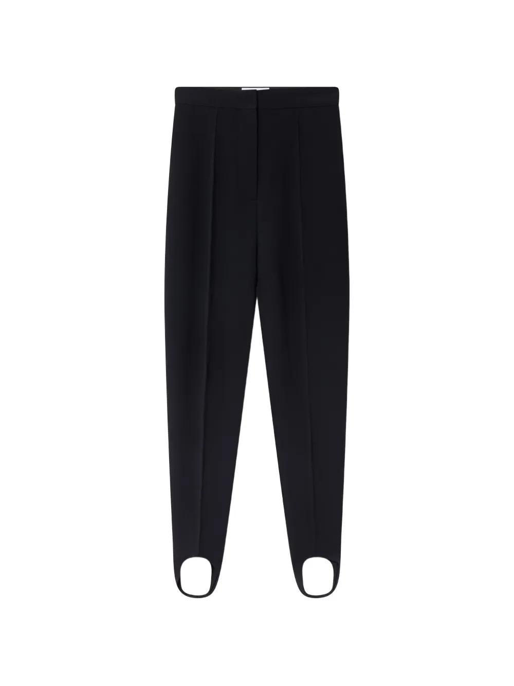 Stella McCartney Pantaloni sartoriali con staffe - Nero