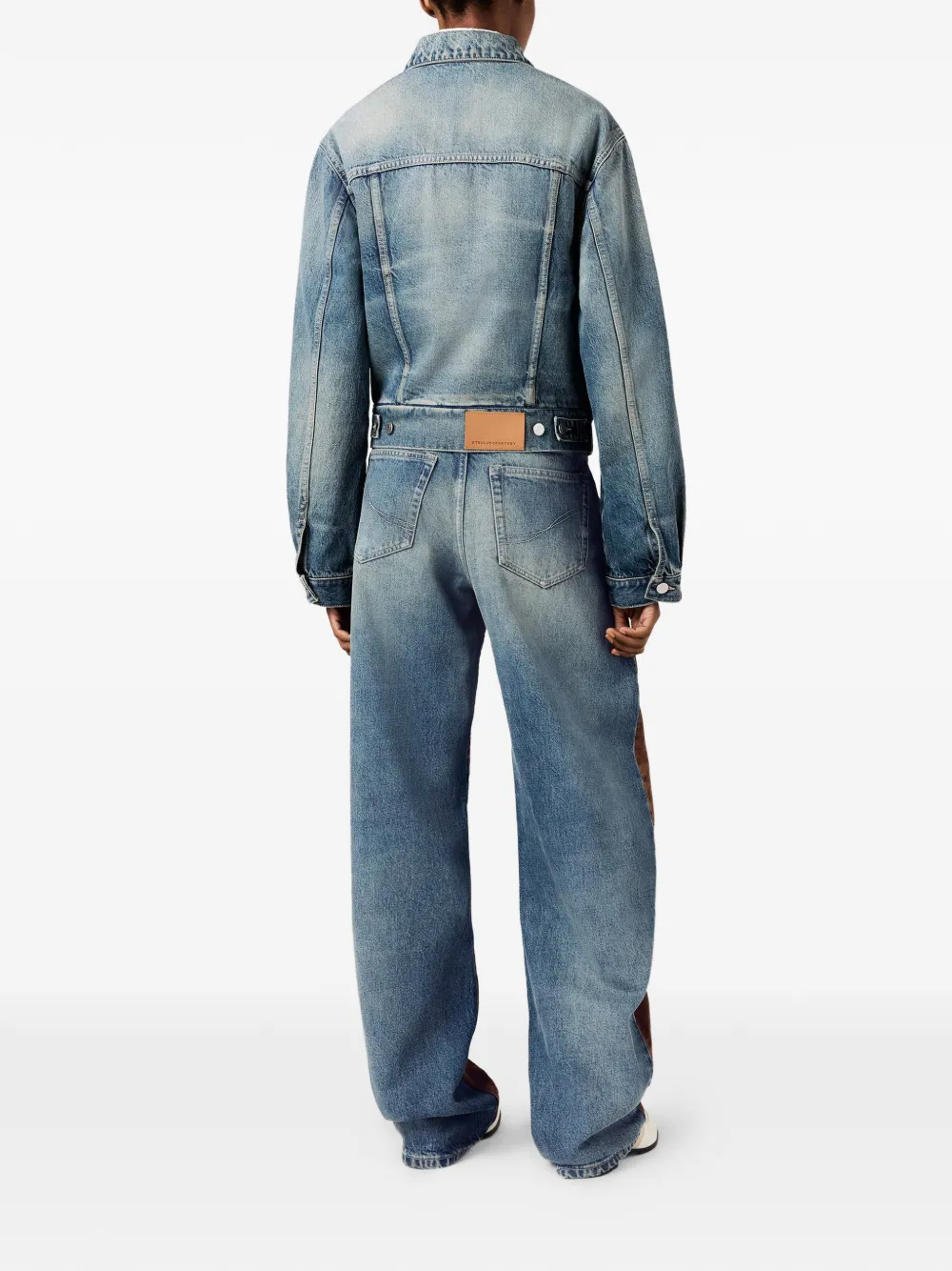  Stella Mccartney Vaqueros Con Panel De Pana - Marrón 