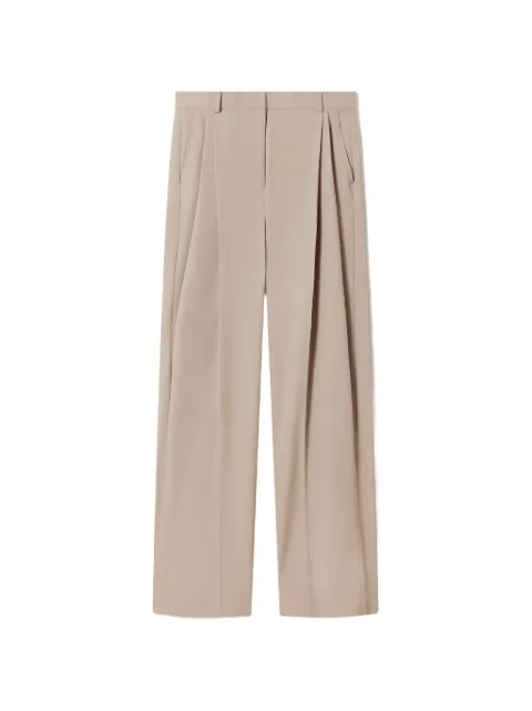 Stella McCartney pantalones anchos con pinzas