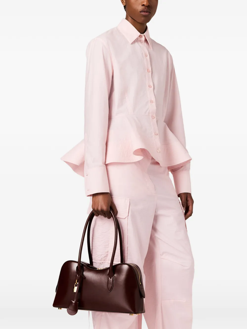 Stella McCartney Peplum blouse Roze