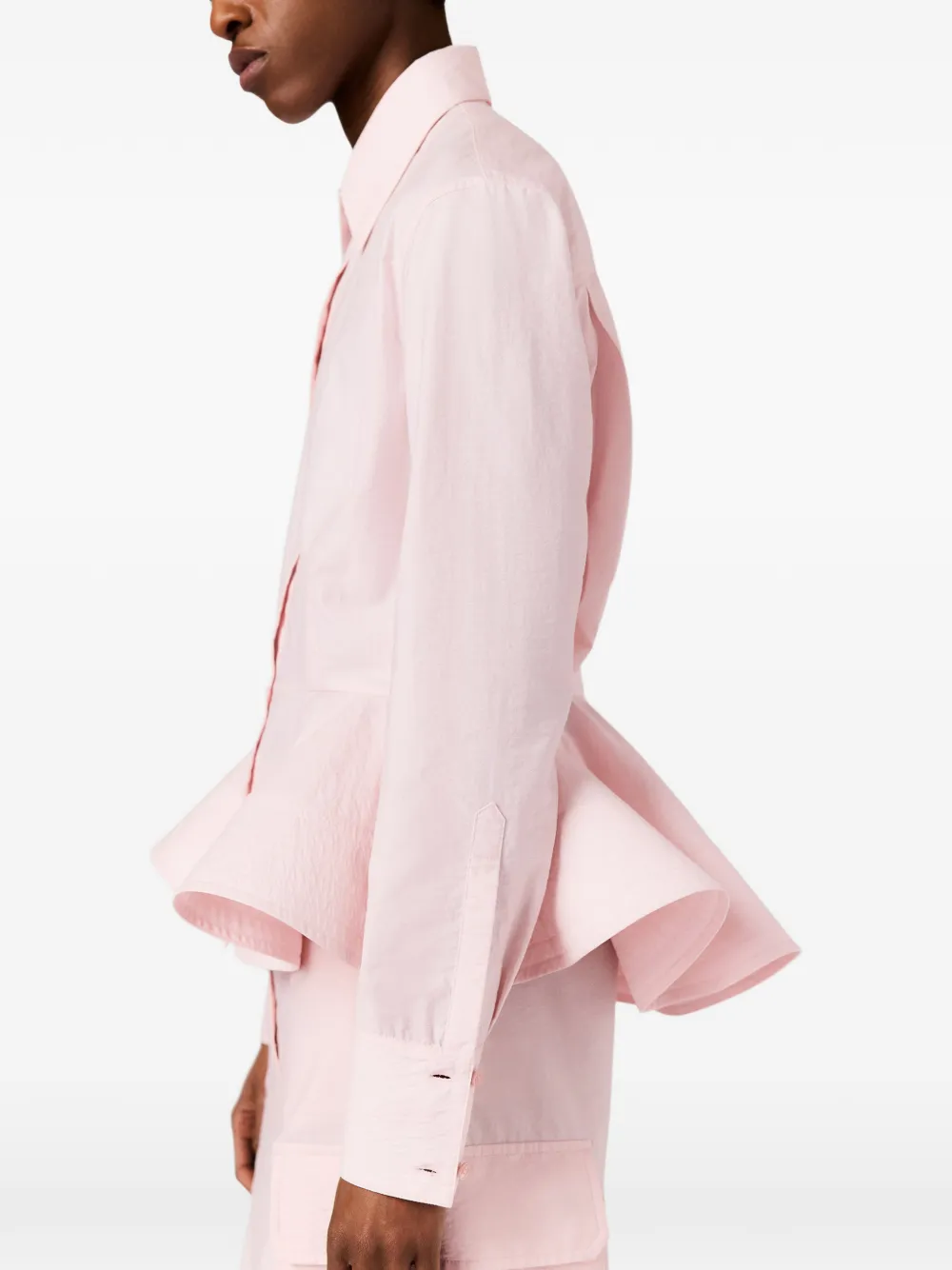 Stella McCartney Peplum blouse Roze