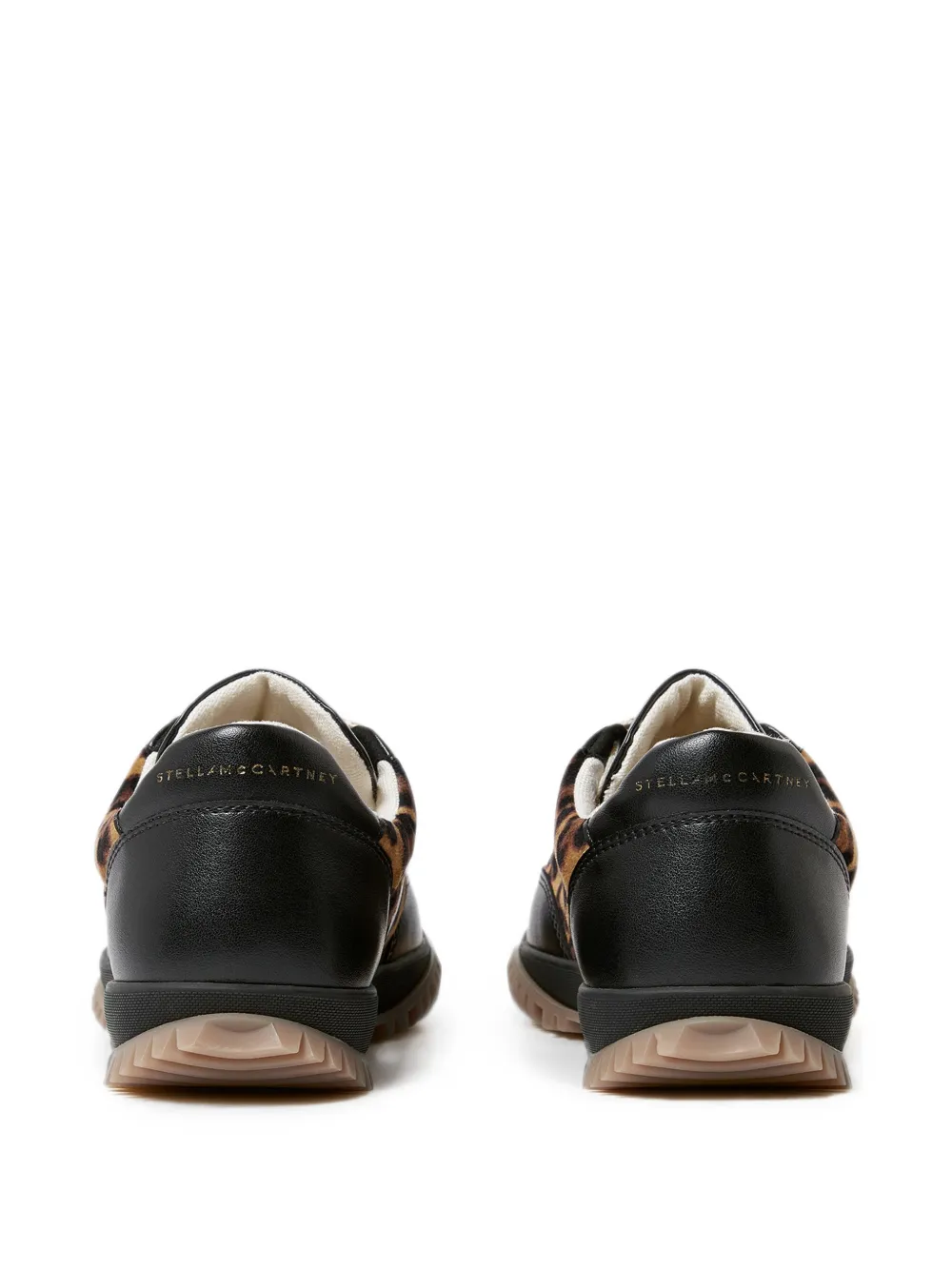 Stella McCartney Sneakers met luipaard-print Zwart