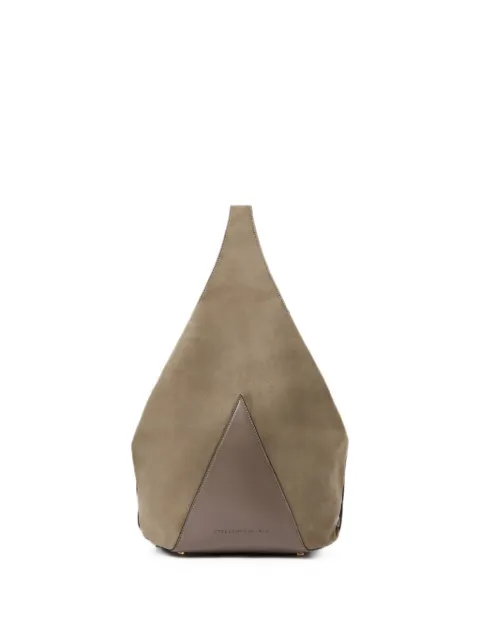 Stella McCartney logo-print panelled shoulder bag