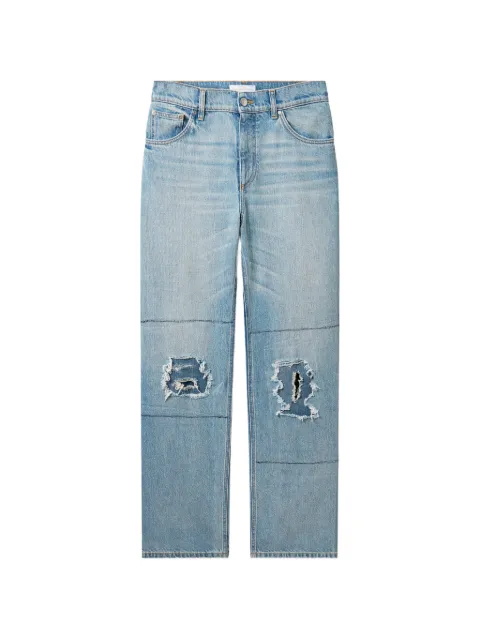Stella McCartney distressed patchwork jeans